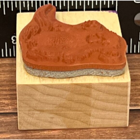 Vintage House Mouse Designs Groovy Mudpie 331C Wood Rubber Stamp - Picture 4 of 4